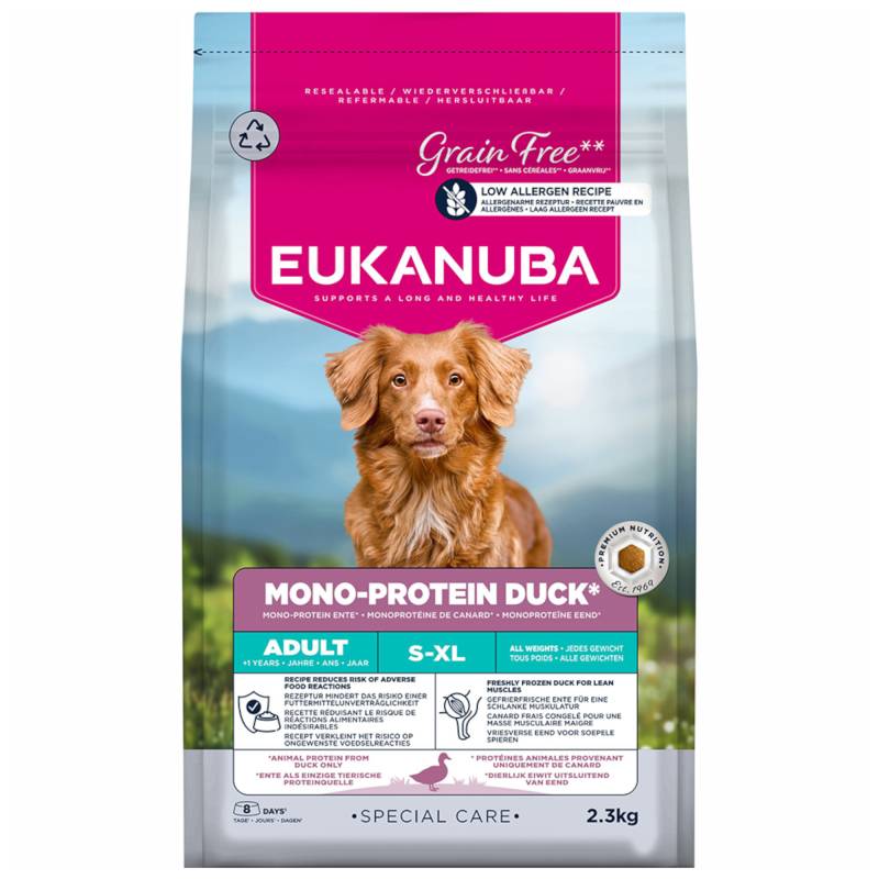 Eukanuba Special Care Mono-Protein Adult mit Ente - Sparpaket: 2 x 2,3 kg von Eukanuba