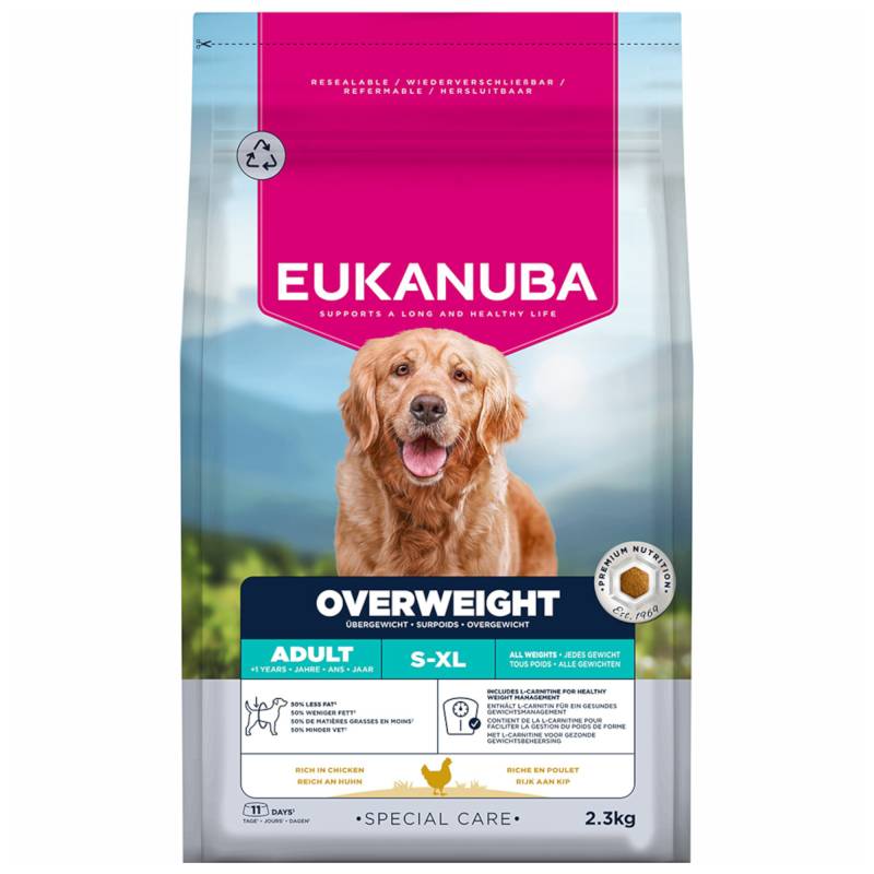 Eukanuba Special Care Overweight Adult - Sparpaket: 2 x 2,3 kg Eukanuba Special Care Overweight Adult - Sparpaket: 2 x 2,3 kg von Eukanuba