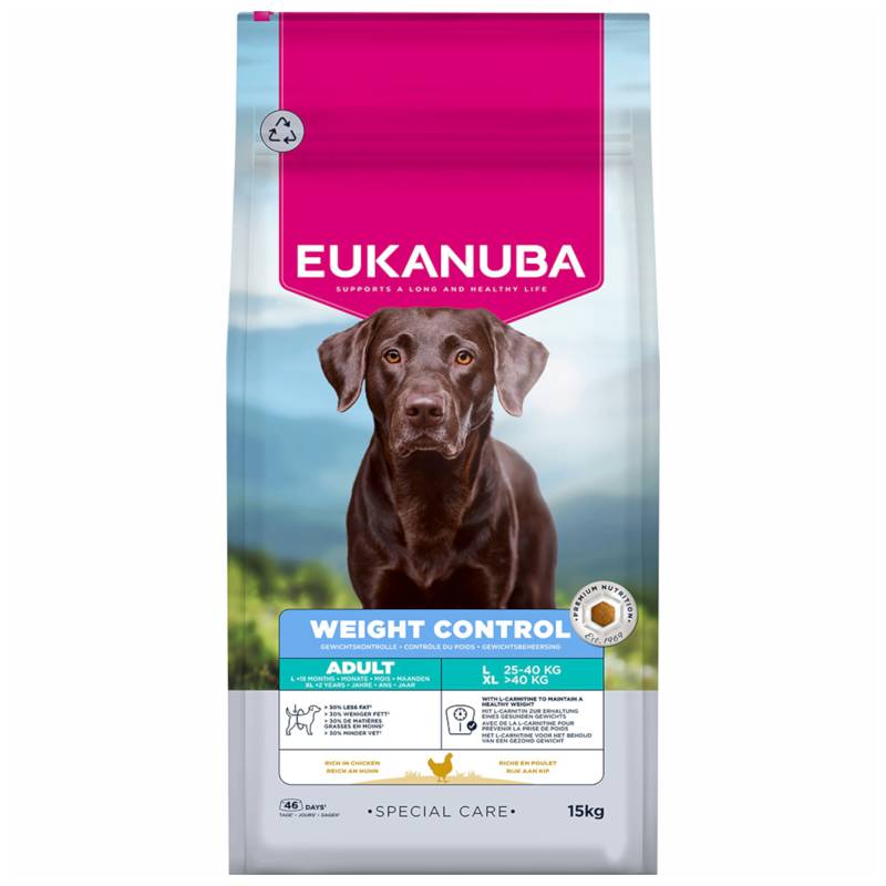 Eukanuba Special Care Weight Control Adult Large - Sparpaket: 2 x 15 kg Eukanuba Special Care Weight Control Adult Large - Sparpaket: 2 x 15 kg von Eukanuba