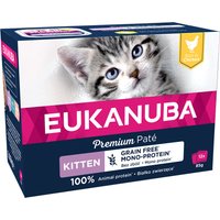 Sparpaket Eukanuba Kitten Getreidefrei 48 x 85 g - Huhn von Eukanuba
