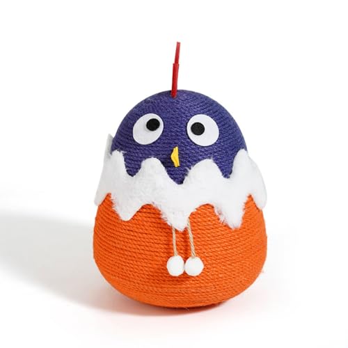 Euljcysiyu Katzenkratzball, Hanfseil, Sisal-Paddel-Huhn-Spielzeug, Tumbler, Kratzball, Teasing, Haustierbedarf Euljcysiyu Katzenkratzball, Hanfseil, Sisal-Paddel-Huhn-Spielzeug, Tumbler, Kratzball, Teasing, Haustierbedarf von Euljcysiyu