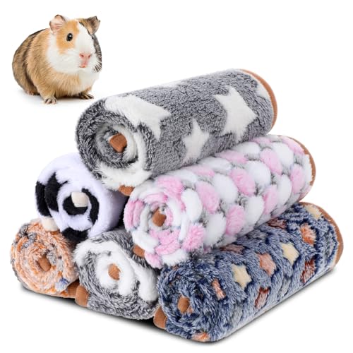 EupHHonycs Fleece-Einlagen für Meerschweinchen, waschbar, wiederverwendbar, für Kleintiere, 40,6 x 61 cm, Schlafmatte für Hamster, Frettchen, Kaninchen, Chinchilla, Igel, 6 Stück EupHHonycs Fleece-Einlagen für Meerschweinchen, waschbar, wiederverwendbar, für Kleintiere, 40,6 x 61 cm, Schlafmatte für Hamster, Frettchen, Kaninchen, Chinchilla, Igel, 6 Stück von EupHHonycs