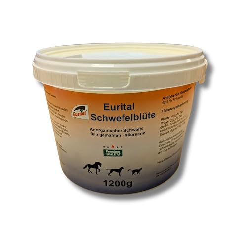 Eurital Schwefelblüte 1200g für Tiere von Eurital