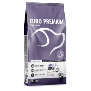 Euro Premium Adult Giant Chicken & Rice Hundefutter 2 x 15 kg von Euro Premium
