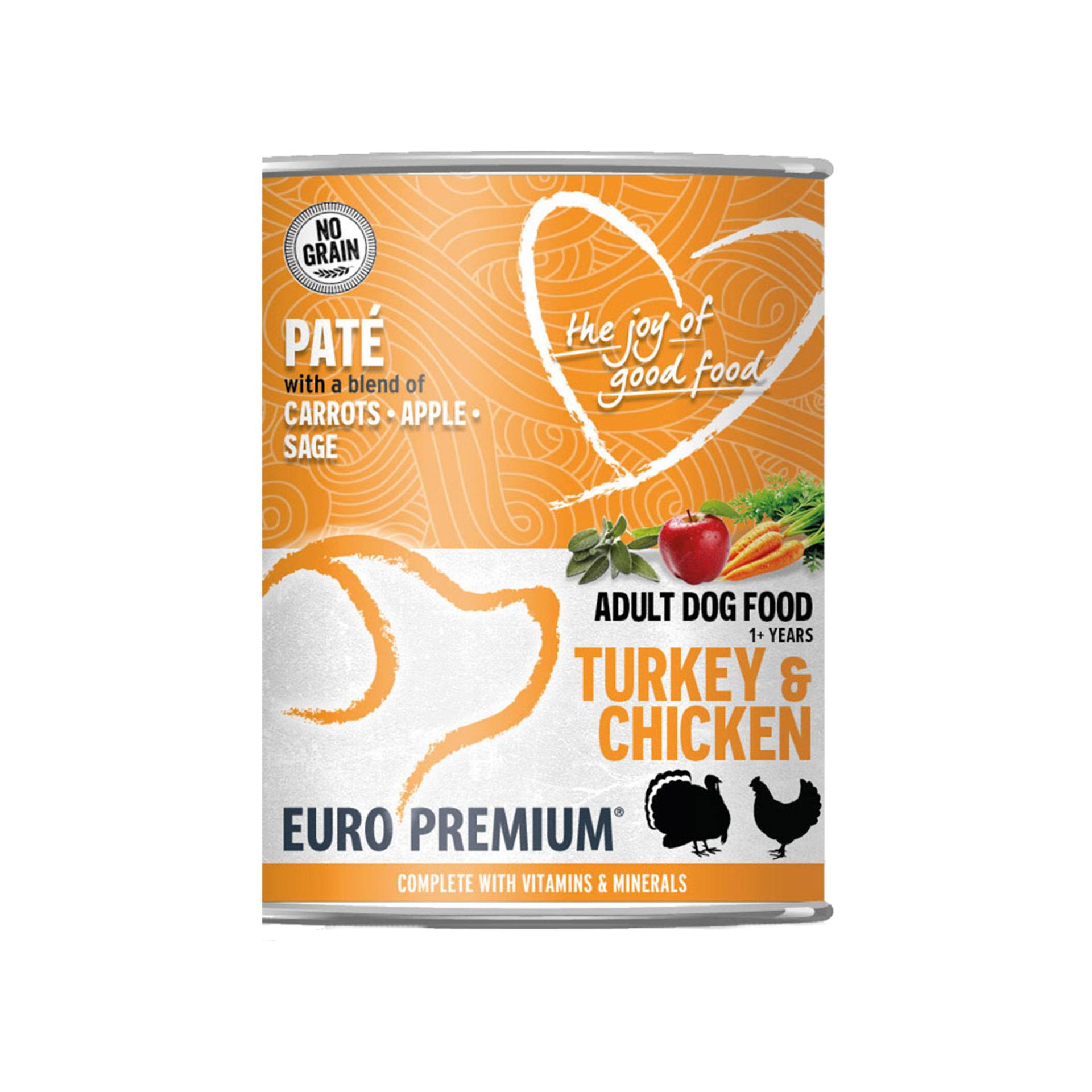 Euro Premium Adult Paté - Thunfisch und Lachs - 6 x 400 g Euro Premium Adult Paté - Thunfisch und Lachs - 6 x 400 g von Euro Premium