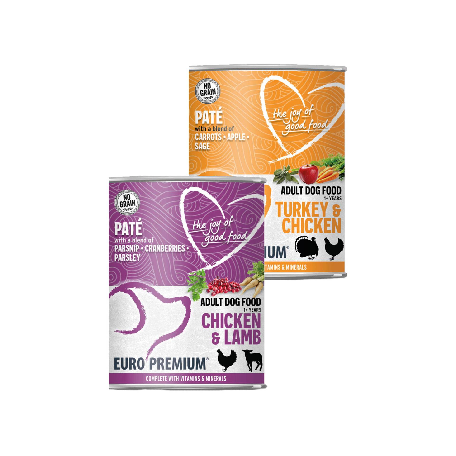 Euro Premium Adult Paté - Truthahn und Huhn von Euro Premium