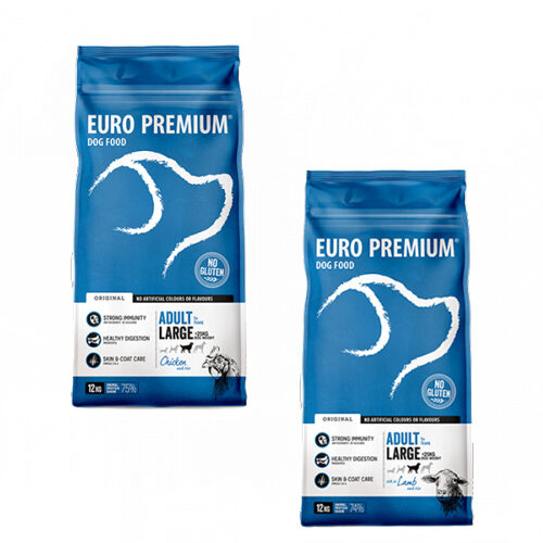 Euro-Premium Large Adult - Huhn & Reis - 12kg von Euro Premium