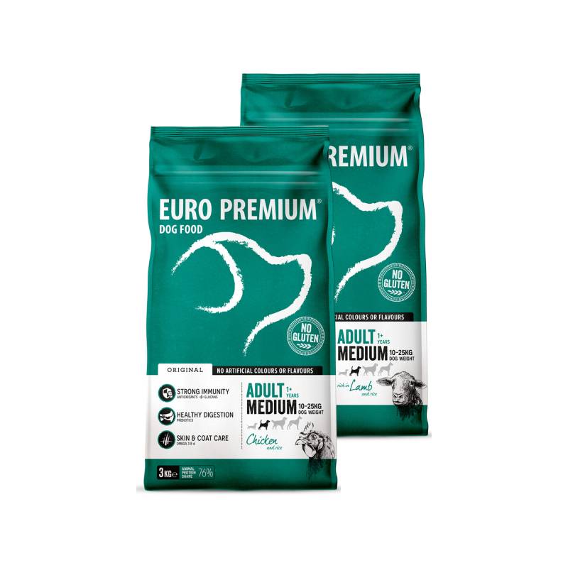 Euro Premium Medium Adult - Huhn und Reis von Euro Premium