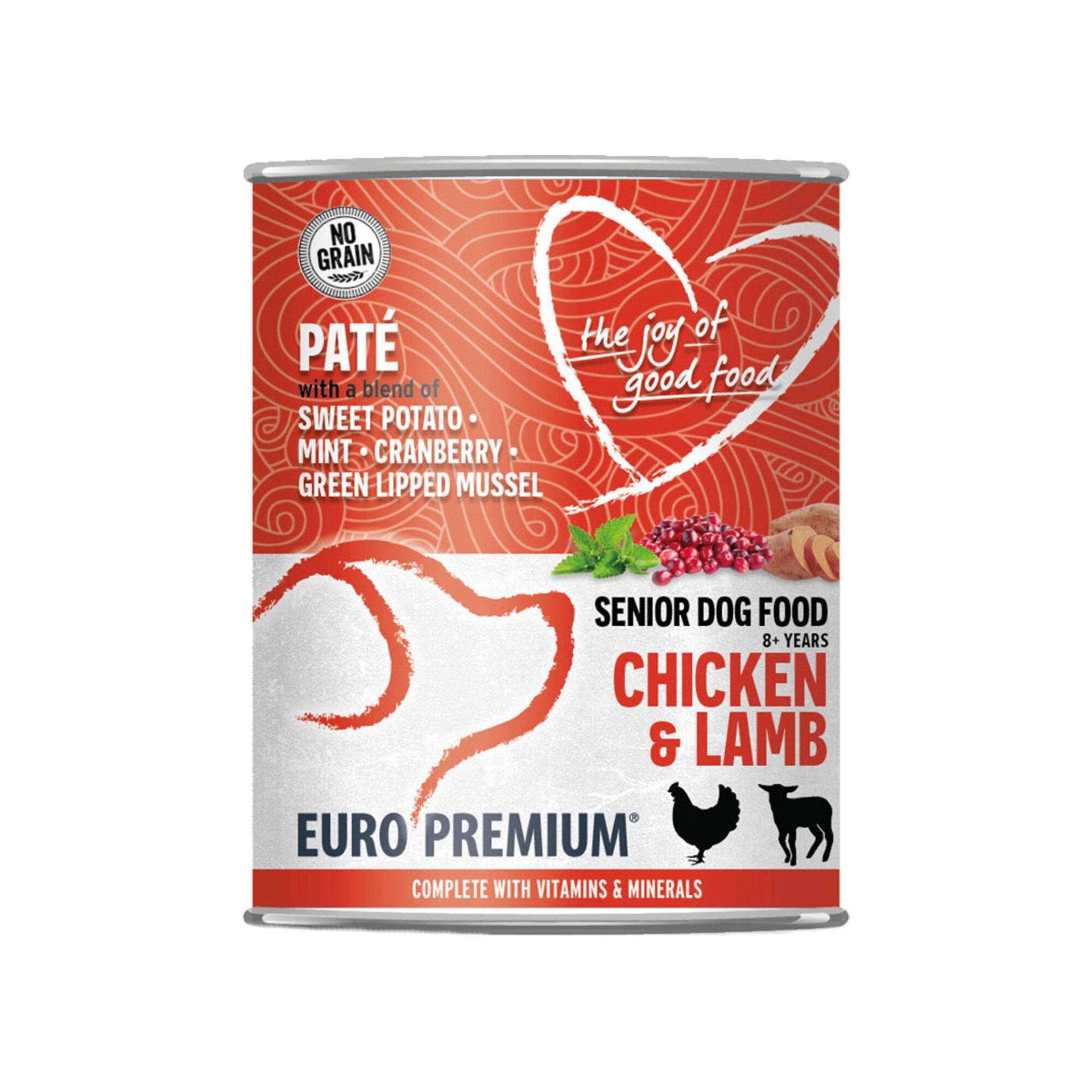 Euro Premium Senior Pastete - Huhn und Lamm von Euro Premium