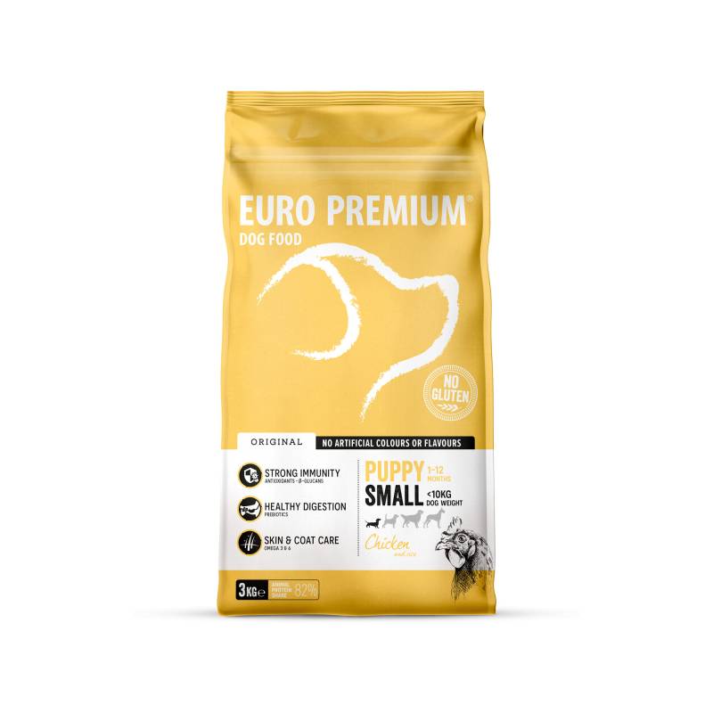 Euro Premium Small Puppy - Huhn und Reis - 3 kg von Euro Premium