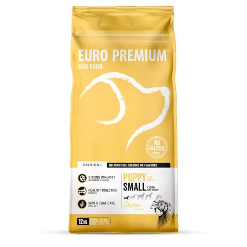 Euro-Premium Welpe Kleines Huhn - Reis 12 kg von Euro-Premium