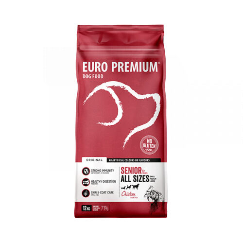 Euro Premiun Senior Huhn & Reis - 12kg von Euro Premium