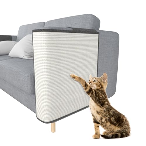 Eurobuy Katzenkratz-Möbelschutz Natursisal Katzenkratzmatte für Sofa Armlehne mit Dicke weniger als 12 Zoll von Eurobuy
