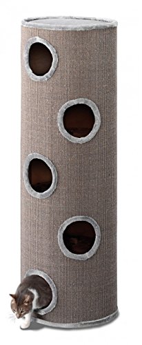 AK for Pets Trend Kratztonne Extreme, 50 x 50 x 120 cm, hellgrau von Europet Bernina