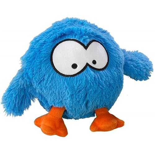 Coockoo Dog Toy Bouncy Jumping Ball SOUNDCHIP INCL. 28x19cm, Blue von Europet Bernina