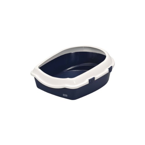 Ebi & Europet Bernina Rechteckige Katzentoilette, blau, Größe M, 43 x 56 x 14 cm Ebi & Europet Bernina Rechteckige Katzentoilette, blau, Größe M, 43 x 56 x 14 cm von Europet Bernina