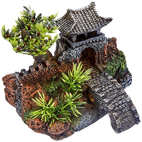 Europet Bernina 234-411933 Aquariendekoration Gate Bridge mit Pflanzen, 15.7 x 13.5 x 11.5 cm Europet Bernina 234-411933 Aquariendekoration Gate Bridge mit Pflanzen, 15.7 x 13.5 x 11.5 cm von Europet Bernina