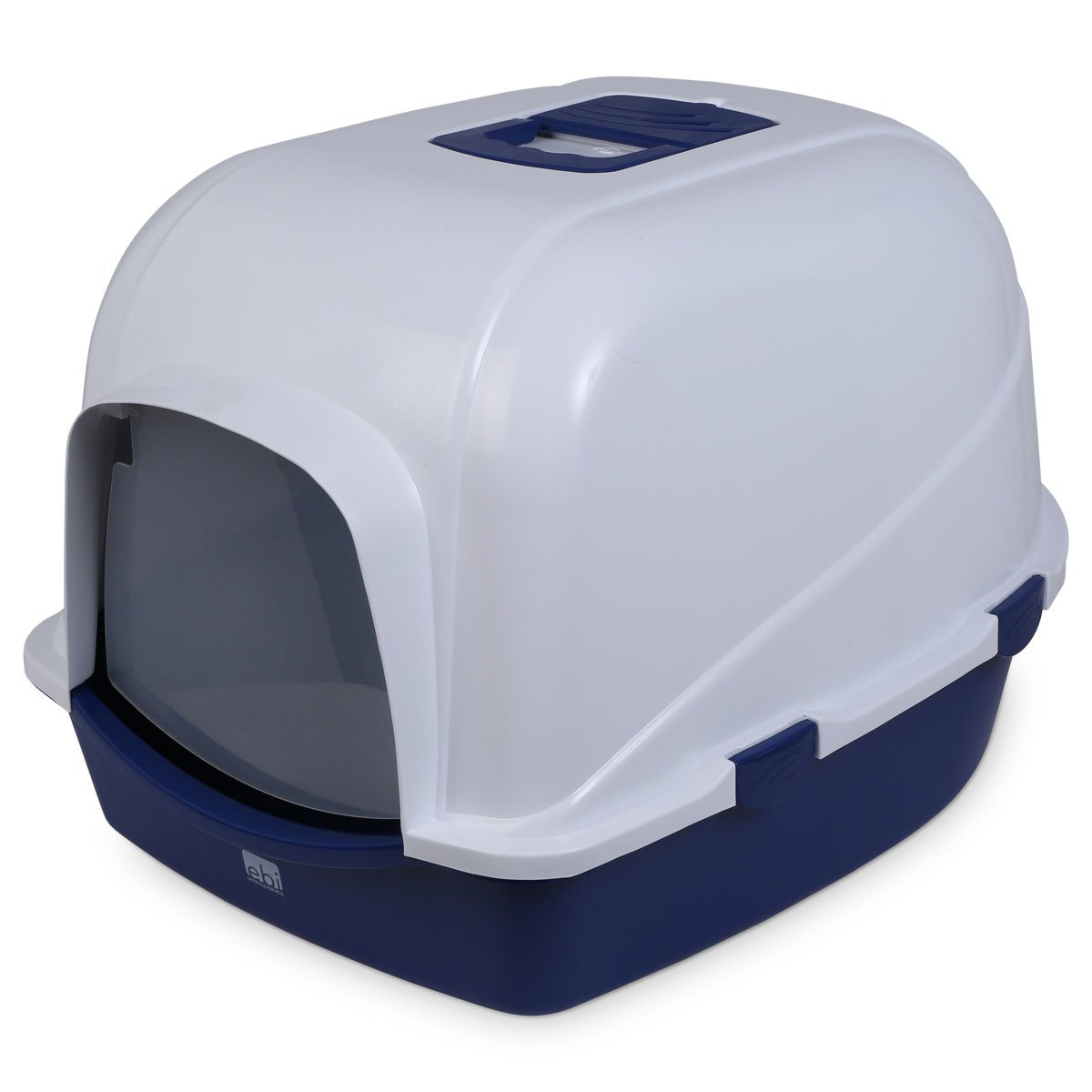 ebi Katzentoilettenhaus Eco Jumbo blau von Europet Bernina