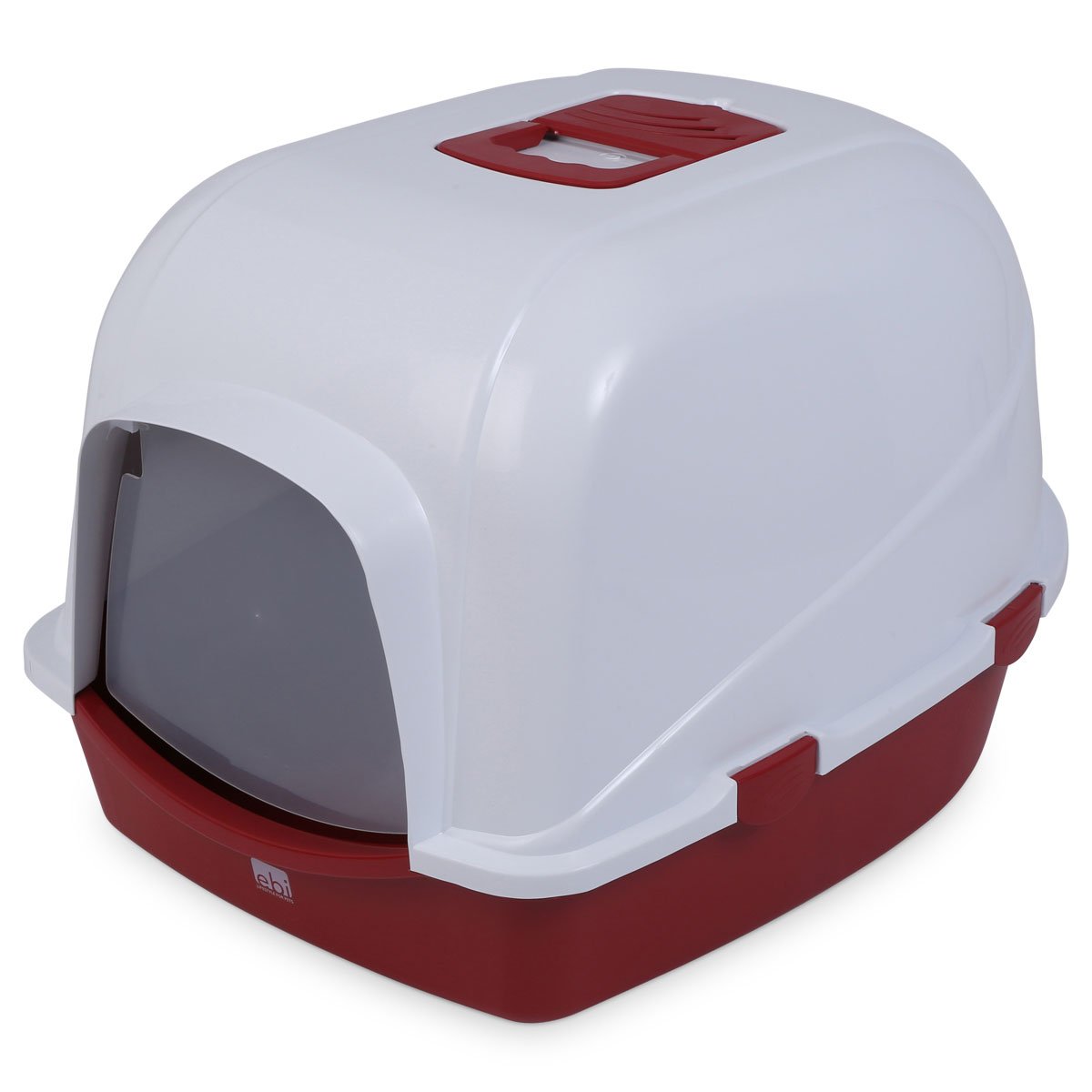 ebi Katzentoilettenhaus Eco Jumbo rot von Europet Bernina