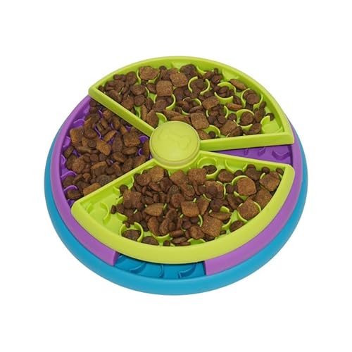 Euvdora 3-lagiges Labyrinth-Design für Hunde – Langsamer Futternapf von Euvdora
