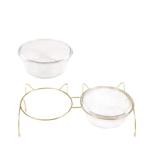 Euvdora Katzenfutter- und Wassernapf-Set mit erhöhtem Ständer für Futter und Wasser Euvdora Katzenfutter- und Wassernapf-Set mit erhöhtem Ständer für Futter und Wasser von Euvdora
