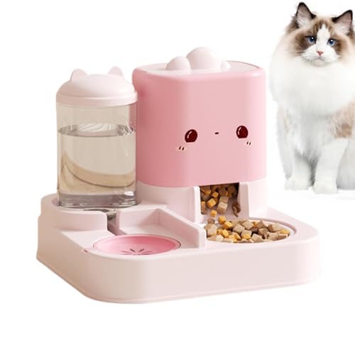 2-in-1 Automatischer Katzenfutterspender und -tränker, 2200 ml Futter und 1500 ml Wasserspender, auslaufsicheres Design für kleine und mittelgroße Haustiere, platzsparend 2-in-1 Automatischer Katzenfutterspender und -tränker, 2200 ml Futter und 1500 ml Wasserspender, auslaufsicheres Design für kleine und mittelgroße Haustiere, platzsparend von Euyehn