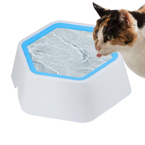 Euyehn Katzentrinknapf - Auslaufsicherer Slow Feeder Mit Antirutschfunktion,Spritzwassergeschützter Rutschfester Trinknapf Für Hunde Katzen Drinnen Und Draußen Euyehn Katzentrinknapf - Auslaufsicherer Slow Feeder Mit Antirutschfunktion,Spritzwassergeschützter Rutschfester Trinknapf Für Hunde Katzen Drinnen Und Draußen von Euyehn