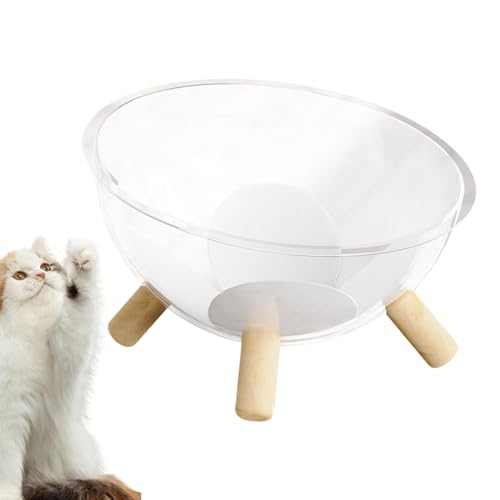 Euyehn Kleines Katzenbett | Napf Bett Mit Holzgestell - Transparentes Acryl-Kuppelhaus Für Kleintiere – Schlafplatz Für Katzenwelpen, & Kleintiere Euyehn Kleines Katzenbett | Napf Bett Mit Holzgestell - Transparentes Acryl-Kuppelhaus Für Kleintiere – Schlafplatz Für Katzenwelpen, & Kleintiere von Euyehn