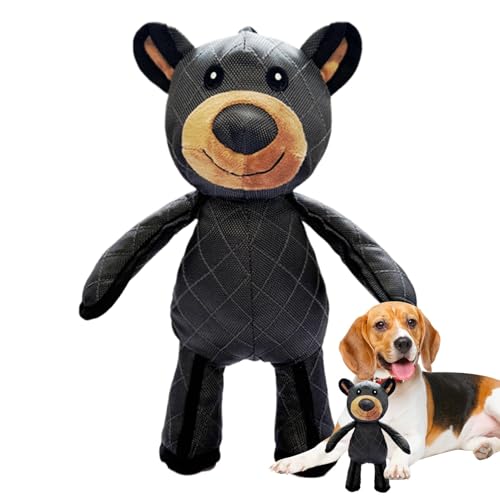 Euyehn Unzerstörbarer Hundespielzeug-Bär, 32 cm, Quietschendes Hundespielzeug, Unzerstörbar, Mächtiger Plüschbär, Robustes Quietschendes Kauspielzeug für Vielbeschäftigte Hunde Euyehn Unzerstörbarer Hundespielzeug-Bär, 32 cm, Quietschendes Hundespielzeug, Unzerstörbar, Mächtiger Plüschbär, Robustes Quietschendes Kauspielzeug für Vielbeschäftigte Hunde von Euyehn