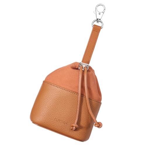 Euyona Leckerli-Tasche für Hunde zum Trainieren – Breite Öffnung & Kordelzugverschluss, freihändige Hüfttasche mit Gürtelclip/Karabiner, tragbarer Haustier-Snack-Halter für Spaziergänge, Wandern von Euyona