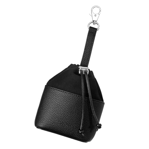 Euyona Leckerli-Tasche für Hunde zum Trainieren – Breite Öffnung & Kordelzugverschluss, freihändige Hüfttasche mit Gürtelclip/Karabiner, tragbarer Haustier-Snack-Halter für Spaziergänge, Wandern von Euyona