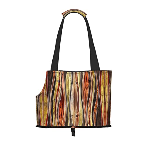 Haustier-Tragetasche aus Holz, bedruckt, für Hunde, Katzen, weich, faltbar, für U-Bahn, Einkaufen, Wandern, Reisen Haustier-Tragetasche aus Holz, bedruckt, für Hunde, Katzen, weich, faltbar, für U-Bahn, Einkaufen, Wandern, Reisen von Evealyn