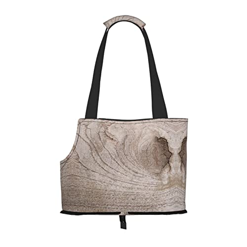 Hunde-Tragetasche mit Holzmaserung, bedruckt, weich, faltbar, für U-Bahn, Einkaufen, Wandern, Reisen Hunde-Tragetasche mit Holzmaserung, bedruckt, weich, faltbar, für U-Bahn, Einkaufen, Wandern, Reisen von Evealyn
