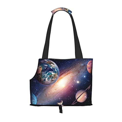 Universe Planet bedruckte Tragetasche für Hunde, Katzen, weich, faltbar, für U-Bahn, Einkaufen, Wandern, Reisen Universe Planet bedruckte Tragetasche für Hunde, Katzen, weich, faltbar, für U-Bahn, Einkaufen, Wandern, Reisen von Evealyn