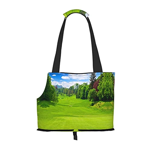Vancouver Golfplatz, bedruckt, Tragetasche für Hunde, Katzen, weich, faltbar, für U-Bahn, Einkaufen, Wandern, Reisen Vancouver Golfplatz, bedruckt, Tragetasche für Hunde, Katzen, weich, faltbar, für U-Bahn, Einkaufen, Wandern, Reisen von Evealyn