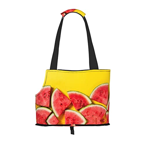 Wassermelonen-Tragetasche, bedruckt, für Hunde, Katzen, weich, faltbar, für U-Bahn, Einkaufen, Wandern, Reisen Wassermelonen-Tragetasche, bedruckt, für Hunde, Katzen, weich, faltbar, für U-Bahn, Einkaufen, Wandern, Reisen von Evealyn