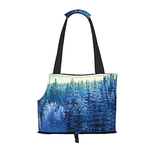 Winter Mountain bedruckte Tragetasche für Hunde, Katzen, weich, faltbar, für U-Bahn, Einkaufen, Wandern, Reisen Winter Mountain bedruckte Tragetasche für Hunde, Katzen, weich, faltbar, für U-Bahn, Einkaufen, Wandern, Reisen von Evealyn