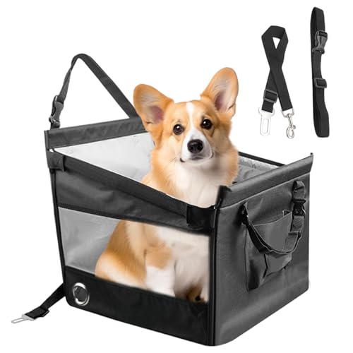 Evember Autositz für Hunde – Haustier-Sitzerhöhung, atmungsaktiver Auto-Rucksack, Welpenbett, multifunktional, wasserdicht, Autositz für Kätzchen von Evember