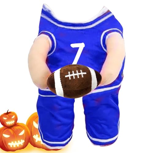 Evember Basketballspieler-Kostüm für Hunde, Haustier-Sportanzug, Halteball, lustig, verstellbare Träger, Haustier-Sporttrikot für kleine und mittelgroße Hunde Evember Basketballspieler-Kostüm für Hunde, Haustier-Sportanzug, Halteball, lustig, verstellbare Träger, Haustier-Sporttrikot für kleine und mittelgroße Hunde von Evember