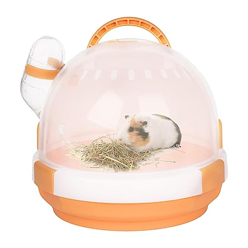 Evember Hamster-Tragekäfig – Haustier-Tragekäfig mit Wasserflasche | Zwerghamsterkäfig für Kleintiere, tragbarer Haustier-Tragekäfig für Igel, Rennmäuse, hamster von Evember