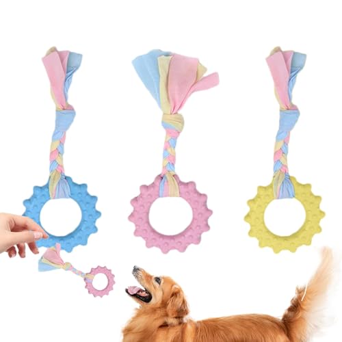 Evember Hundespielzeug für Welpen, weiche Zahnstäbchen, Zahnreinigungsspielzeug, interaktives Hundespielzeug, wiederverwendbarer Welpen-Beißring für 2–8 Monate Hunde Evember Hundespielzeug für Welpen, weiche Zahnstäbchen, Zahnreinigungsspielzeug, interaktives Hundespielzeug, wiederverwendbarer Welpen-Beißring für 2–8 Monate Hunde von Evember