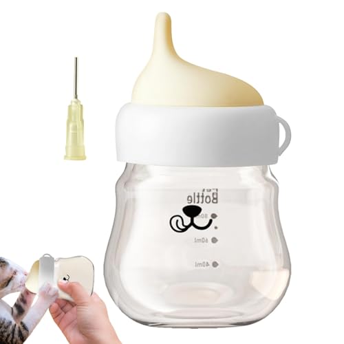 Evember Kätzchen Stillflasche | Welpen-Futterspender Anti-Ersticken Kleintiere Stillflasche - Verstellbare Katze Baby Stillen Kätzchen Milch Futterspender für Welpen Kaninchen Evember Kätzchen Stillflasche | Welpen-Futterspender Anti-Ersticken Kleintiere Stillflasche - Verstellbare Katze Baby Stillen Kätzchen Milch Futterspender für Welpen Kaninchen von Evember