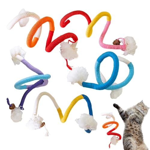 Evember Katzen-Kauspielzeug | Interaktives Zahnspielzeug mit Katzenminze | Lustiges, weiches Kauspielzeug, niedliches Seilspielzeug für frischen Atem, Zahnen, Reinigen Evember Katzen-Kauspielzeug | Interaktives Zahnspielzeug mit Katzenminze | Lustiges, weiches Kauspielzeug, niedliches Seilspielzeug für frischen Atem, Zahnen, Reinigen von Evember