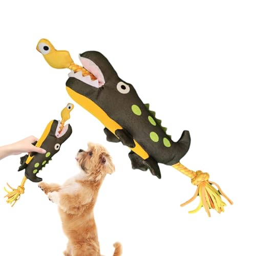 Evember Kauspielzeug für Hunde, Tierform, gefüllt, zum Zahnen, für Haustiere, tragbares Hundespielzeug für kleine, mittelgroße und große Tiere Evember Kauspielzeug für Hunde, Tierform, gefüllt, zum Zahnen, für Haustiere, tragbares Hundespielzeug für kleine, mittelgroße und große Tiere von Evember