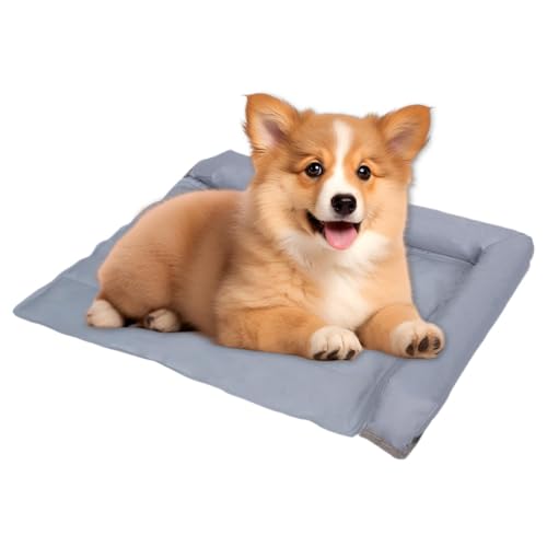 Evember Kühlkissen für Hunde, kühlendes Bett für Haustiere, für heißes Wetter, atmungsaktiv, Gel-Kaltbett für Wohnzimmer, Garten Evember Kühlkissen für Hunde, kühlendes Bett für Haustiere, für heißes Wetter, atmungsaktiv, Gel-Kaltbett für Wohnzimmer, Garten von Evember