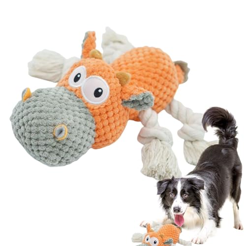 Evember Robustes, quietschendes Hundespielzeug, niedliches Hundespielzeug, bissfest, für Welpen und große Hunde, Haustierzubehör für drinnen und draußen Evember Robustes, quietschendes Hundespielzeug, niedliches Hundespielzeug, bissfest, für Welpen und große Hunde, Haustierzubehör für drinnen und draußen von Evember