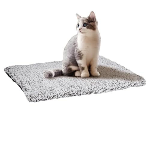 Evember Selbstheizendes Haustierbett, selbstheizend, Heizkissen für Haustiere, aus Plüschstoff für kleine Hunde, Kissen Evember Selbstheizendes Haustierbett, selbstheizend, Heizkissen für Haustiere, aus Plüschstoff für kleine Hunde, Kissen von Evember