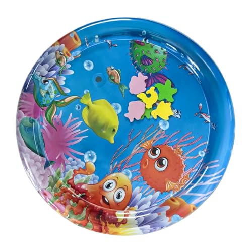 Evember Sensorische Wassermatte für Katzen, Cartoon-Wassermatte, für Haustiere, Babys, Spielmatte – cooler Spaß beim Spielen, Schlafen, Wasserbett für Zuhause, draußen, Unterhaltung für kleine Evember Sensorische Wassermatte für Katzen, Cartoon-Wassermatte, für Haustiere, Babys, Spielmatte – cooler Spaß beim Spielen, Schlafen, Wasserbett für Zuhause, draußen, Unterhaltung für kleine von Evember