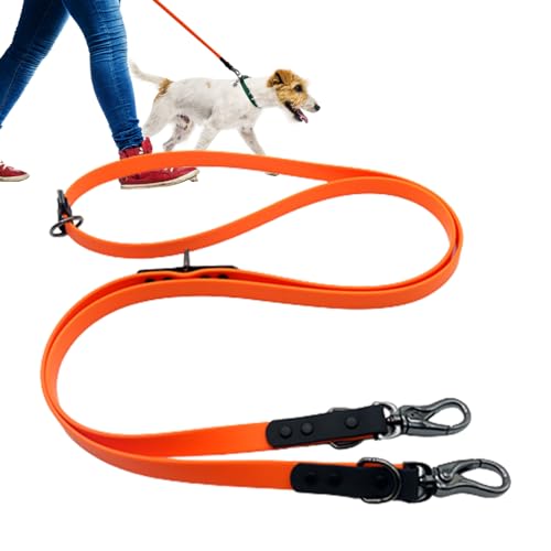 Evember Trainingsleine für Hunde – Zugseil – robuste Laufleine mit 2 Metallschnallen, Hundeleinen aus PVC für Jagd, Camping und Wandern von Evember