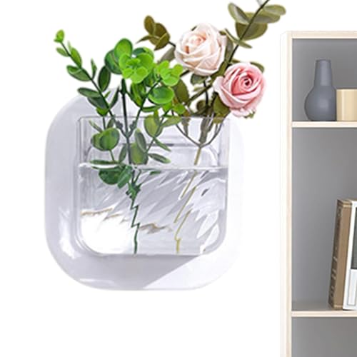 Evember Wandfischtopf, kleine Wand montierte Blumentopf – Aquarium Schüssel für Wohnzimmer, Schlafzimmer, Wohnung, Wohnheim von Evember